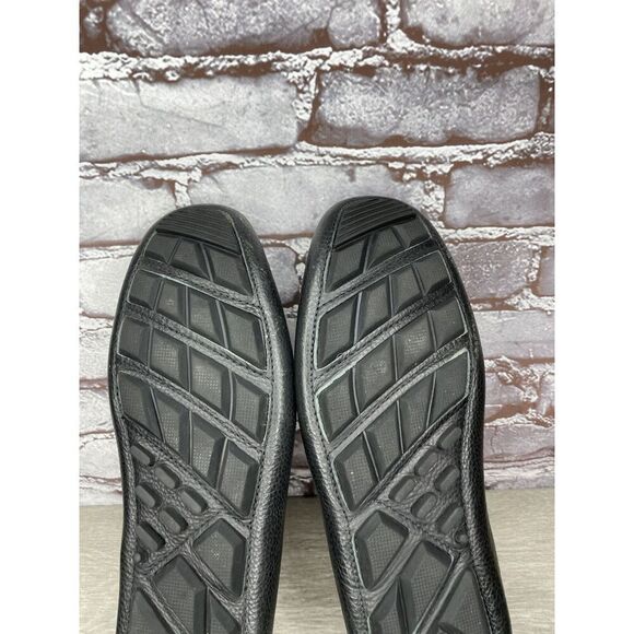 1901 Black Leather Penny Loafers Slip On Driving Shoes Men’s Sz 13M US/46EU - Picture 7 of 16